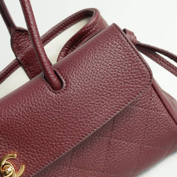 CHANEL AS6288 カーフレザー 荔枝紋 ショルダーバッグ クラシック ファッショナブル 30.5×15×11.5cm サイズ:30.5×15×11.5cm