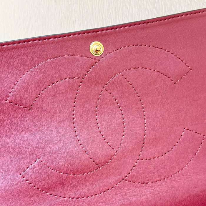 CHANEL AS6231 カーフレザー 荔枝紋 レッド ショルダーバッグ 有名人同款 ファッショナブル 32×19.5×10cm サイズ:32×19.5×10cm