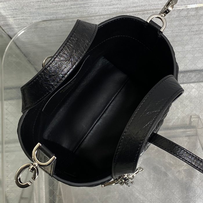 DIOR 2835 カーフレザー レター ショルダーバッグ 小 クラシック 18.0x16.0x12.0cm サイズ:18x16x12cm