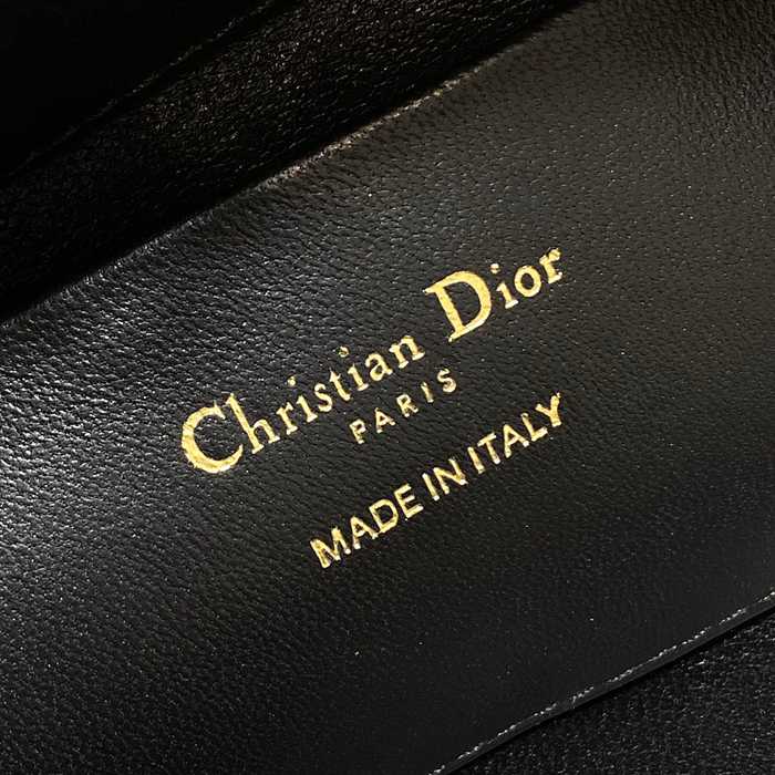 DIOR 2835 カーフレザー レター ショルダーバッグ 小 クラシック 18.0x16.0x12.0cm サイズ:18x16x12cm