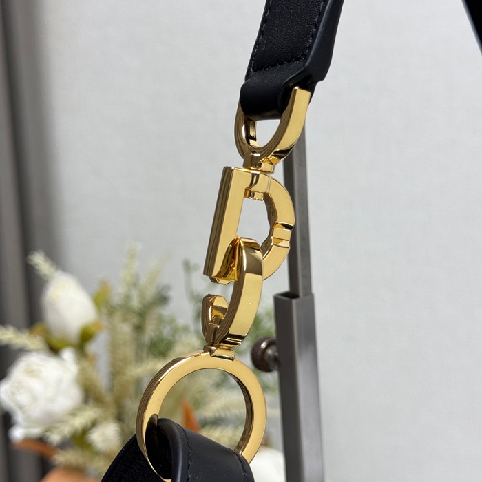 DIOR 2416 カーフレザー、レザー グレンチェック、レター ブラック、ゴールド、ベージュ 斜め掛けバッグ、ショルダーバッグ、ハンドバッグ 大 小 サイズ:23x16x14cm
