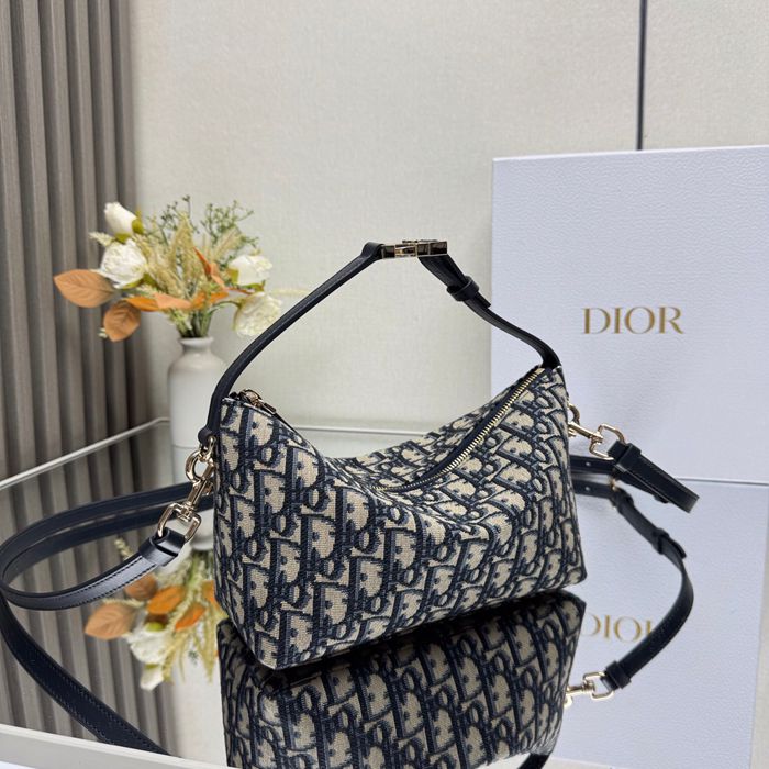 DIOR 5554 刺繍、モノグラム、レター バッグ クラシック 22.0x13.0x9.5cm サイズ:22x13x9.5cm