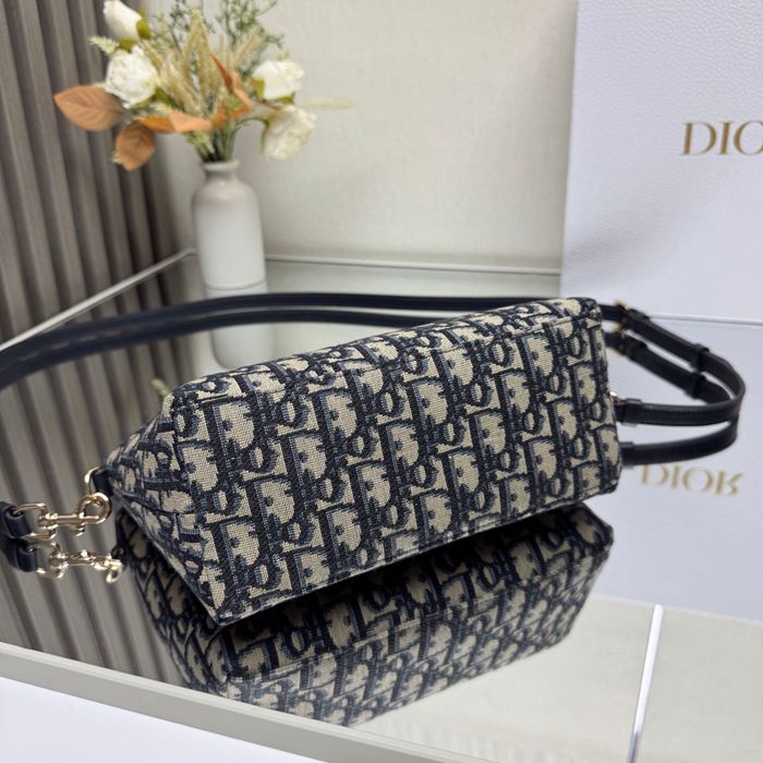 DIOR 5554 刺繍、モノグラム、レター バッグ クラシック 22.0x13.0x9.5cm サイズ:22x13x9.5cm