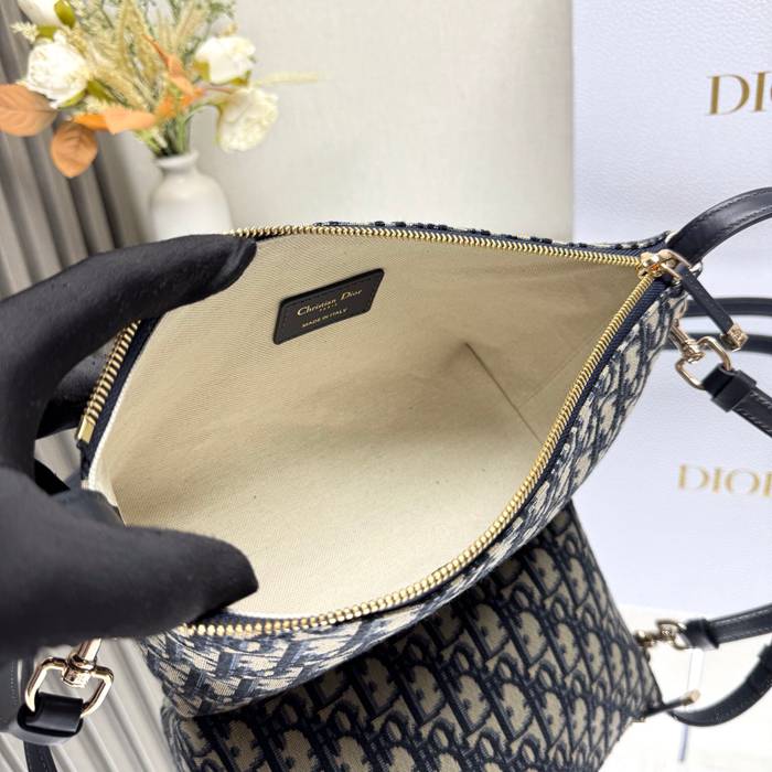 DIOR 5554 刺繍、モノグラム、レター バッグ クラシック 22.0x13.0x9.5cm サイズ:22x13x9.5cm