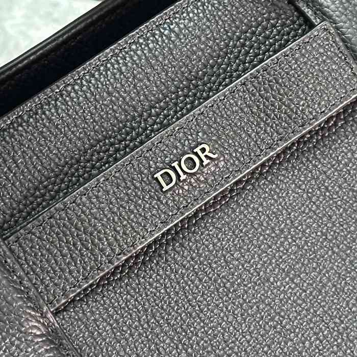 DIOR カーフレザー、レザー レター、フラワー、プレス ブラック、ゴールド、シルバー ショルダーバッグ、ハンドバッグ、ハンドバッグ 中 ヴィンテージ 42.0x27.5x17.0cm サイズ:42x27.5x17cm