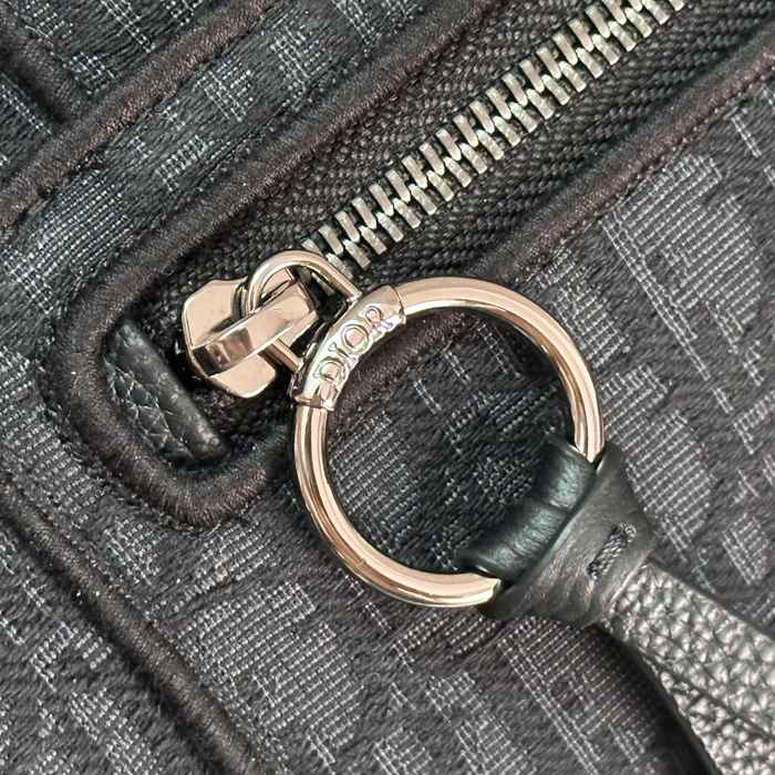 DIOR カーフレザー、ナイロン、レザー プリント、レター、フラワー ブラック、ゴールド、ベージュ 斜め掛けバッグ、ショルダーバッグ、ハンドバッグ 新作 クラシック サイズ:26x14.5x14cm