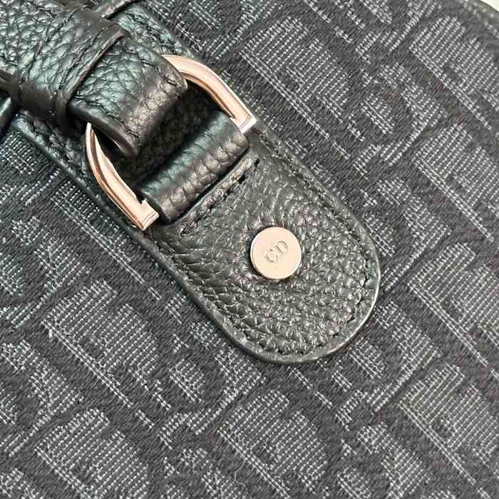 DIOR カーフレザー、ナイロン、レザー プリント、レター、フラワー ブラック、ゴールド、ベージュ 斜め掛けバッグ、ショルダーバッグ、ハンドバッグ 新作 クラシック サイズ:26x14.5x14cm