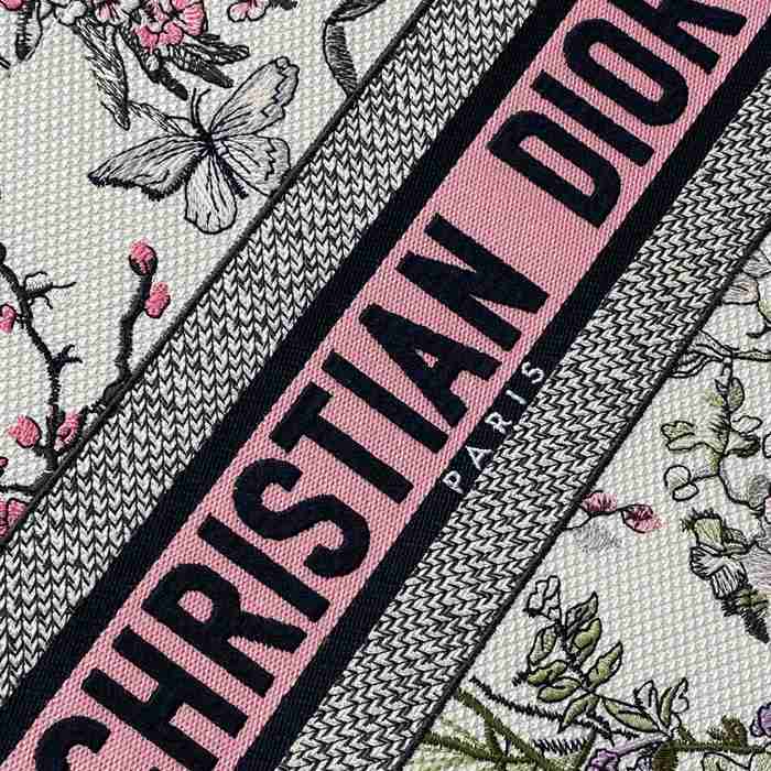 DIOR 刺繍、レター、パッチワーク パープル トートバッグ 中 新作 36.0x28.0x18.0cm サイズ:36x28x18cm