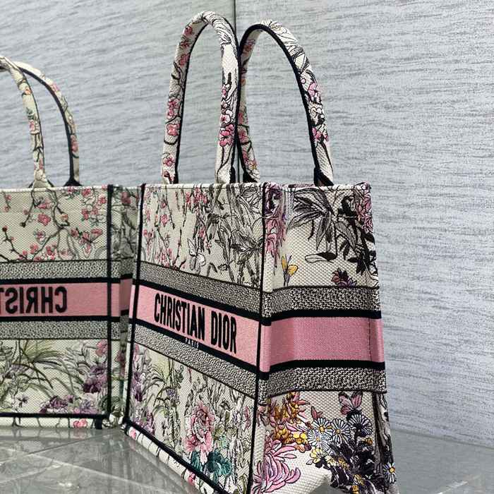 DIOR 刺繍、レター、パッチワーク パープル トートバッグ 中 新作 36.0x28.0x18.0cm サイズ:36x28x18cm