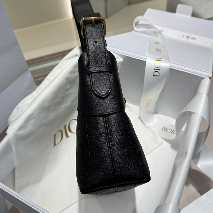 DIOR イエロー、ゴールド 脇下バッグ 小 22.0x15.0x9.5cm サイズ:22x15x9.5cm