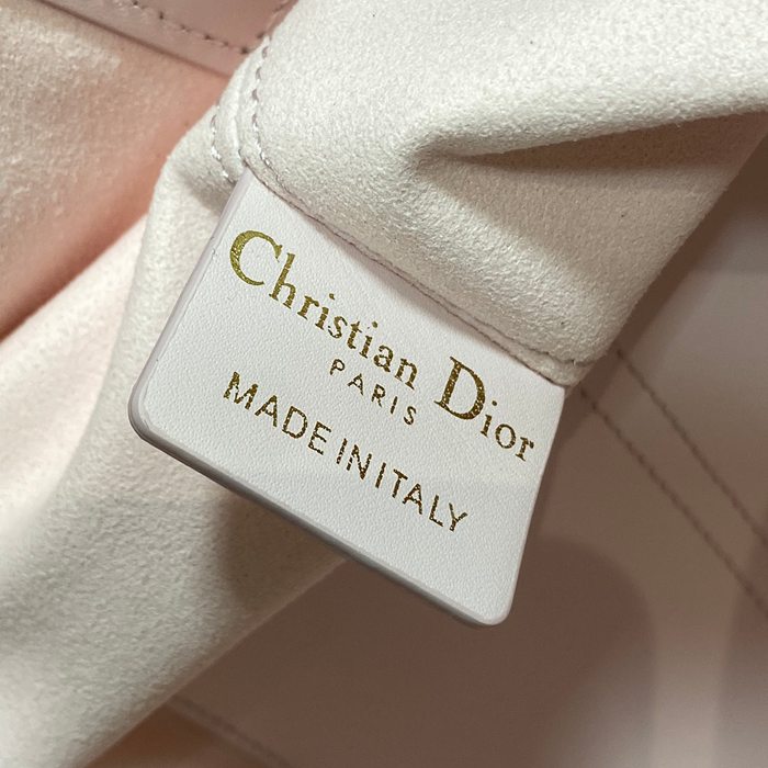 DIOR カーフレザー レター パープル、ピンク バッグ 小 クラシック 23.0x15.0x15.0cm サイズ:23x15x15cm