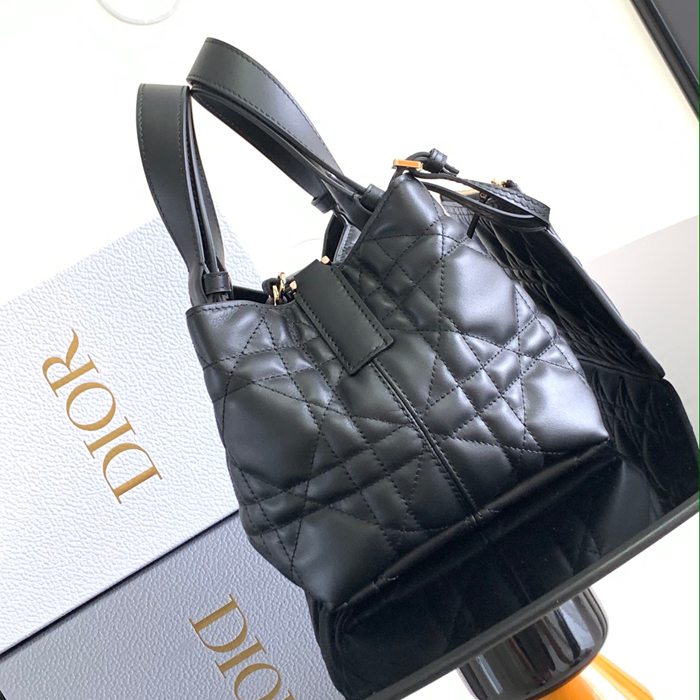 DIOR 2822 カーフレザー、レザー グレンチェック、刺繍、レター ブラック、ベージュ ハンドバッグ、ハンドバッグ、カードケース 小 新作 サイズ:23x14x12cm