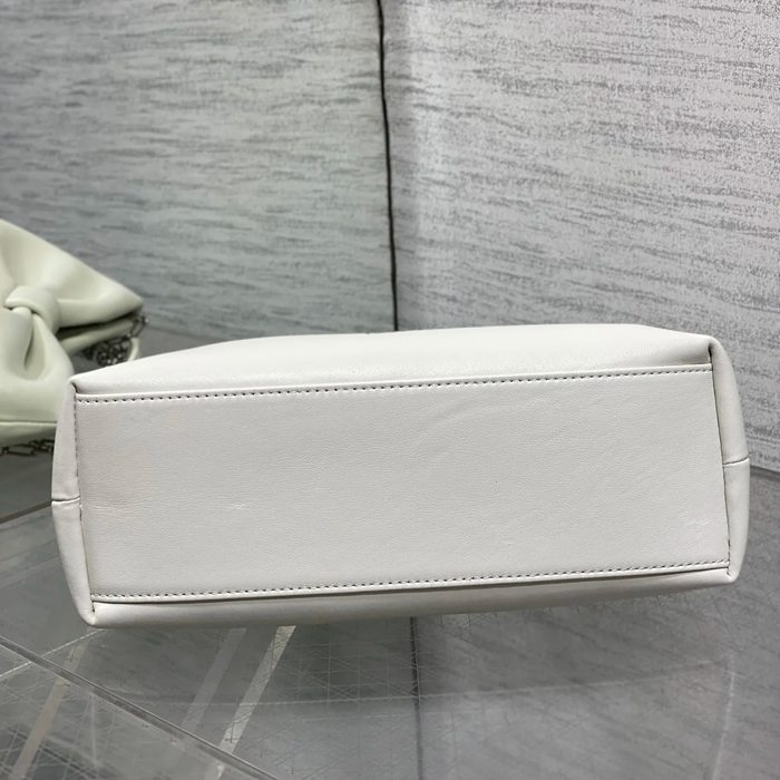 DIOR 0713 ラムレザー、カーフレザー、レザー リボン 斜め掛けバッグ、ハンドバッグ、チェーンバッグ 新作 26.0x16.0x10.0cm サイズ:26x16x10cm