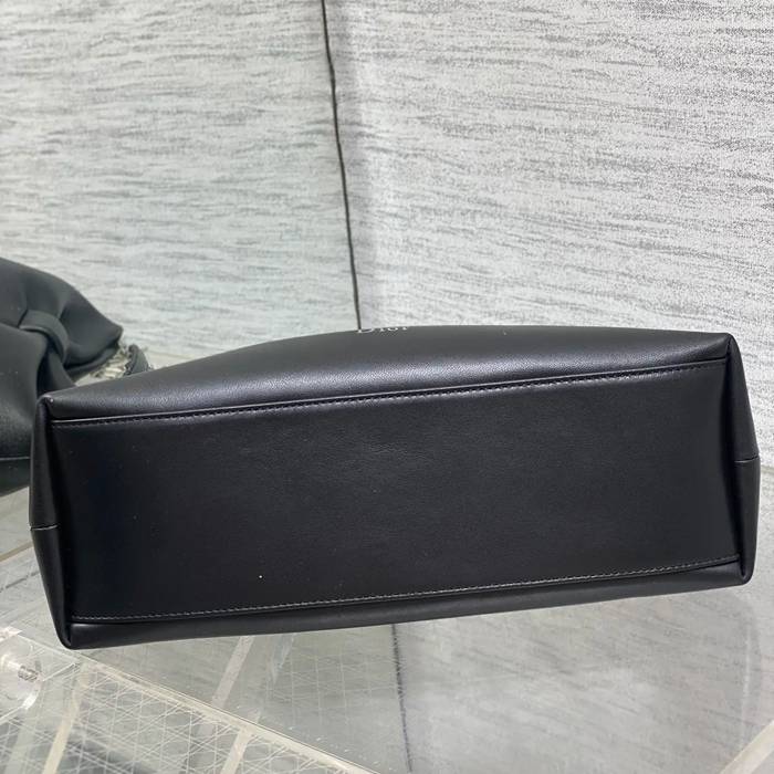 DIOR 0714 ラムレザー、カーフレザー、レザー リボン 斜め掛けバッグ、ハンドバッグ、チェーンバッグ 新作 30.0x17.5x12.0cm サイズ:30x17.5x12cm