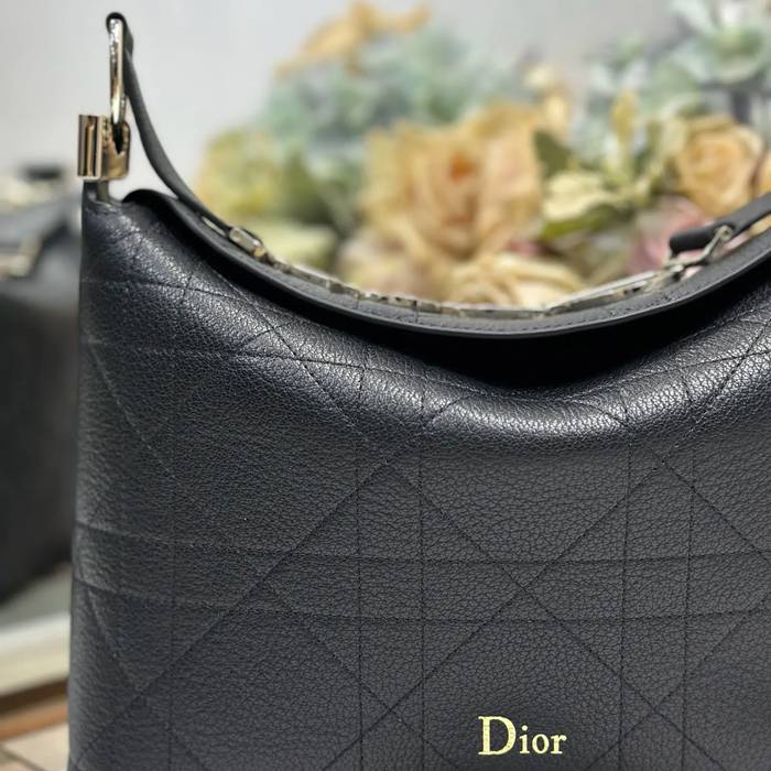DIOR 1411 レター、パッチワーク ブラック、ゴールド ショルダーバッグ、ハンドバッグ 小 新作 28.0x24.0x8.0cm サイズ:28x24cm