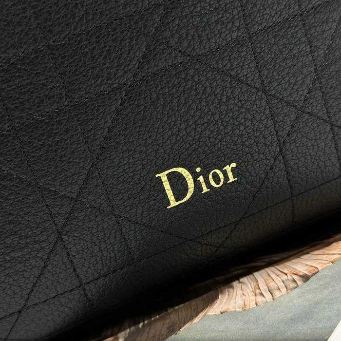 DIOR 1411 レター、パッチワーク ブラック、ゴールド ショルダーバッグ、ハンドバッグ 小 新作 28.0x24.0x8.0cm サイズ:28x24cm
