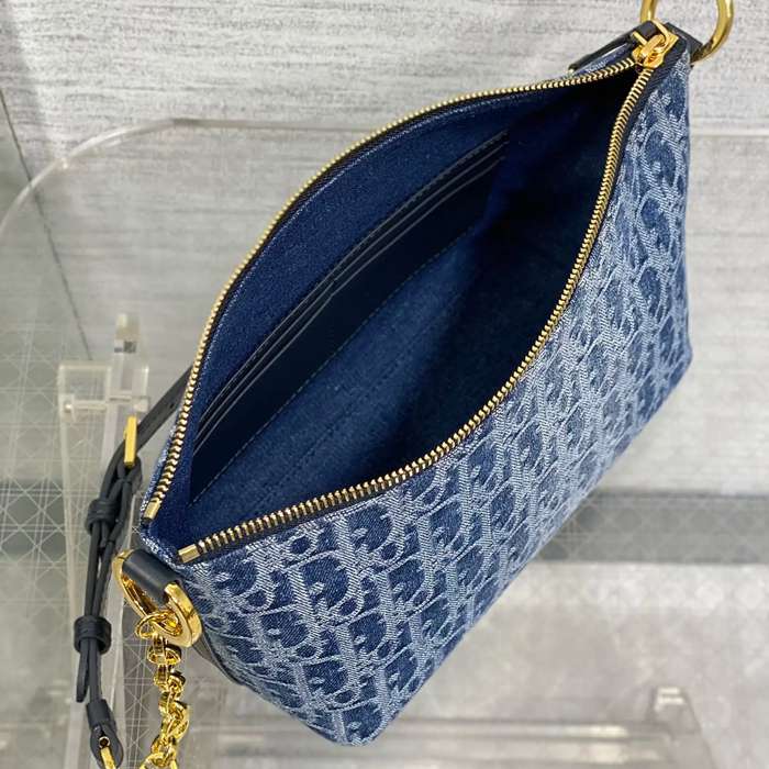 DIOR プリント、レター、フラワー グレー、グラデーション 斜め掛けバッグ クラシック ヴィンテージ 28.5x14.5x10.0cm サイズ:28.5x14.5x10cm