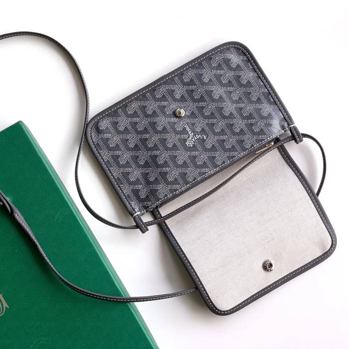 GOYARD 5509 グレー 斜め掛けバッグ、封筒バッグ、ハンドバッグ 小 20.5x14x2.5cm サイズ:20.5x14x2.5cm