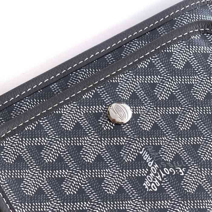 GOYARD 5509 グレー 斜め掛けバッグ、封筒バッグ、ハンドバッグ 小 20.5x14x2.5cm サイズ:20.5x14x2.5cm