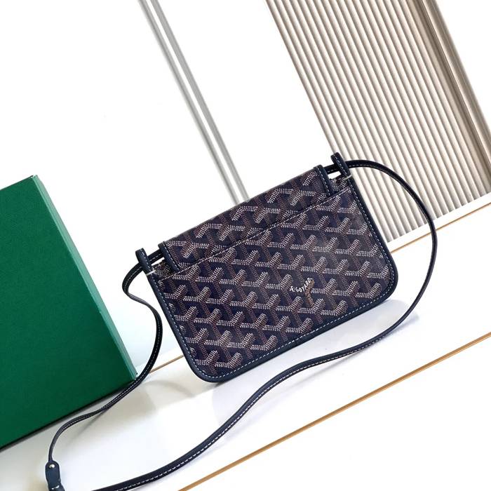 GOYARD 5509 ブルー 斜め掛けバッグ、封筒バッグ、ハンドバッグ 小 20.5x14x2.5cm サイズ:20.5x14x2.5cm