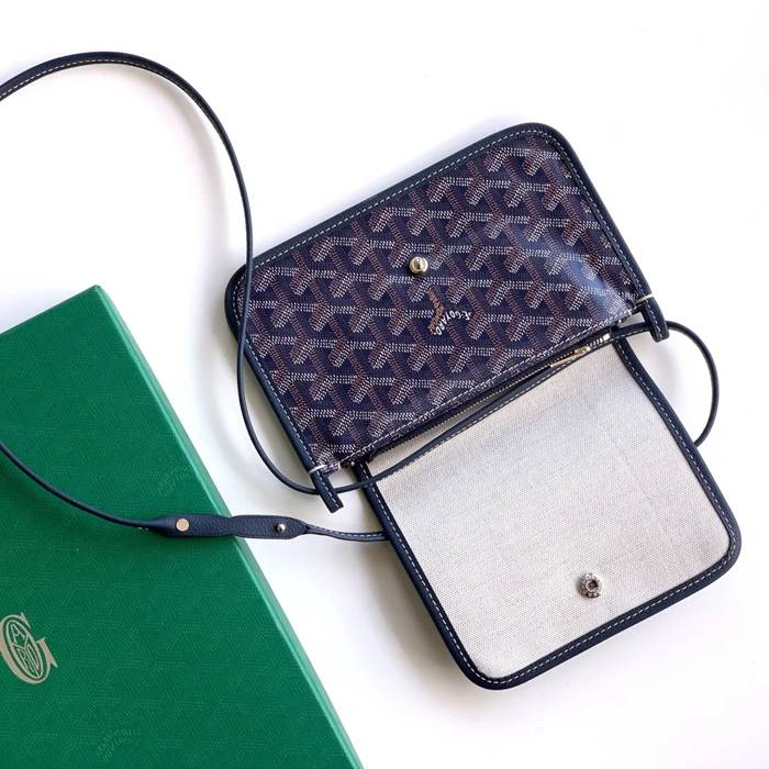 GOYARD 5509 ブルー 斜め掛けバッグ、封筒バッグ、ハンドバッグ 小 20.5x14x2.5cm サイズ:20.5x14x2.5cm