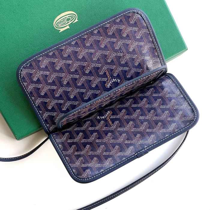GOYARD 5509 ブルー 斜め掛けバッグ、封筒バッグ、ハンドバッグ 小 20.5x14x2.5cm サイズ:20.5x14x2.5cm
