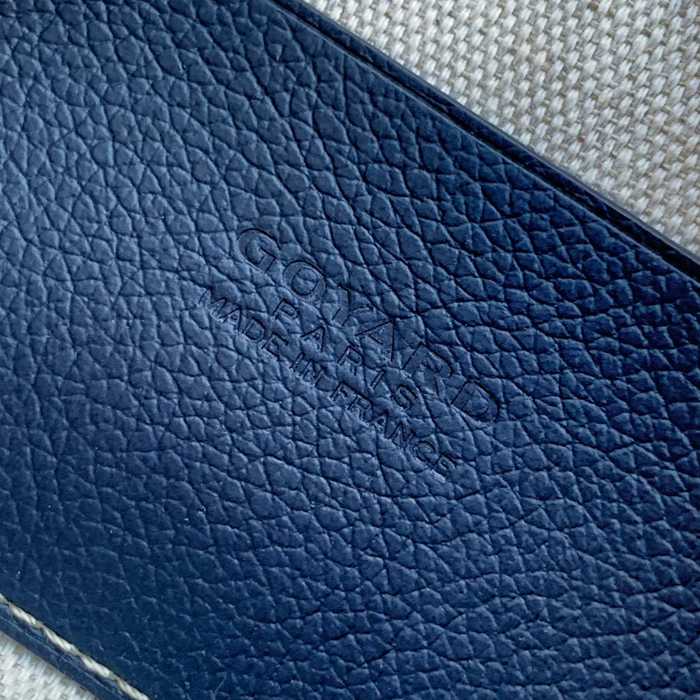 GOYARD 5509 ブルー 斜め掛けバッグ、封筒バッグ、ハンドバッグ 小 20.5x14x2.5cm サイズ:20.5x14x2.5cm