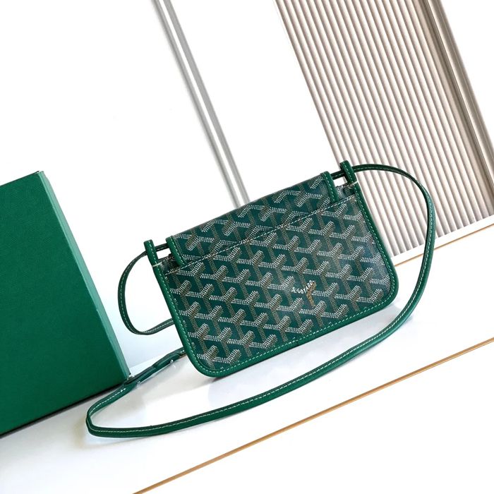 GOYARD 5509 グリーン 斜め掛けバッグ、封筒バッグ、ハンドバッグ 小 20.5x14x2.5cm サイズ:20.5x14x2.5cm