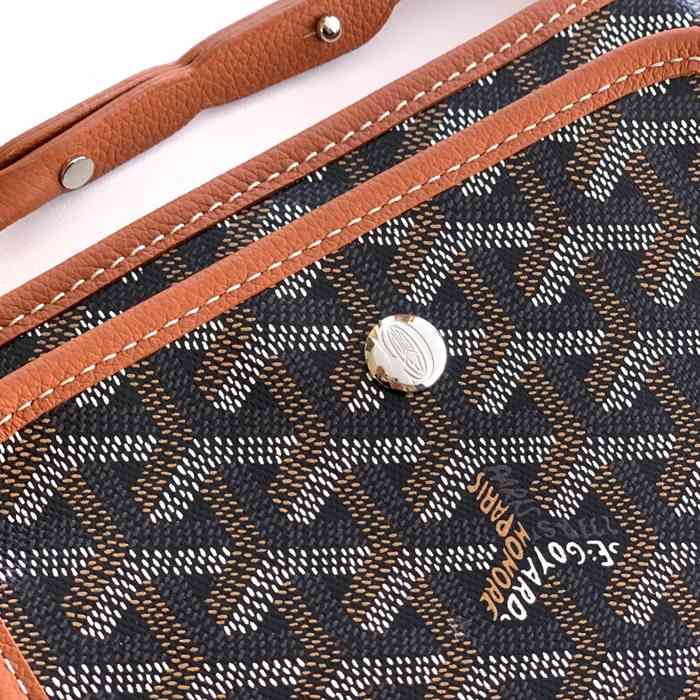 GOYARD 5509 ブラウン 斜め掛けバッグ、封筒バッグ、ハンドバッグ 小 20.5x14x2.5cm サイズ:20.5x14x2.5cm
