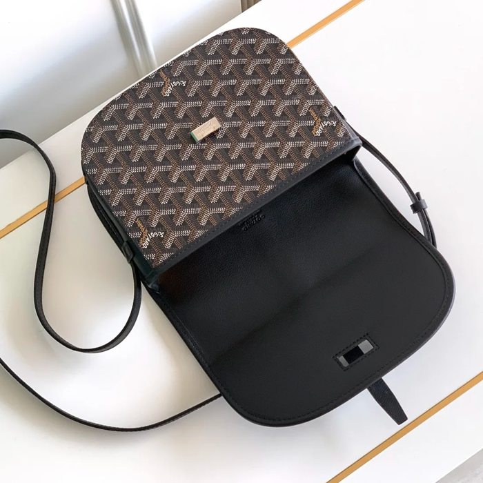 GOYARD 9202 ブラック 斜め掛けバッグ、ハンドバッグ 小 22x16cm サイズ:22x16cm
