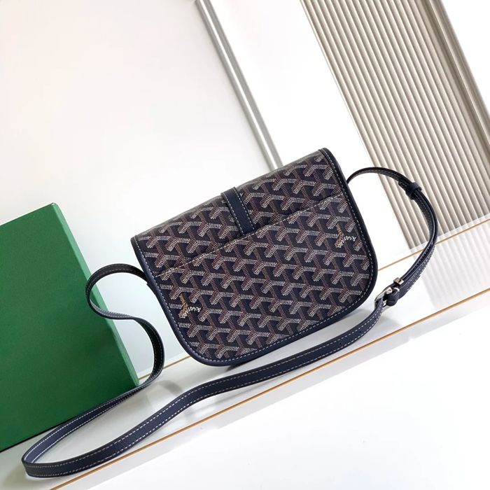 GOYARD 9202 ブルー、ネイビー 斜め掛けバッグ、ハンドバッグ 小 22x16cm サイズ:22x16cm