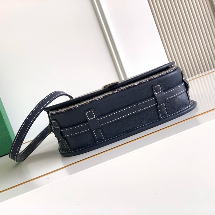 GOYARD 9202 ブルー、ネイビー 斜め掛けバッグ、ハンドバッグ 小 22x16cm サイズ:22x16cm