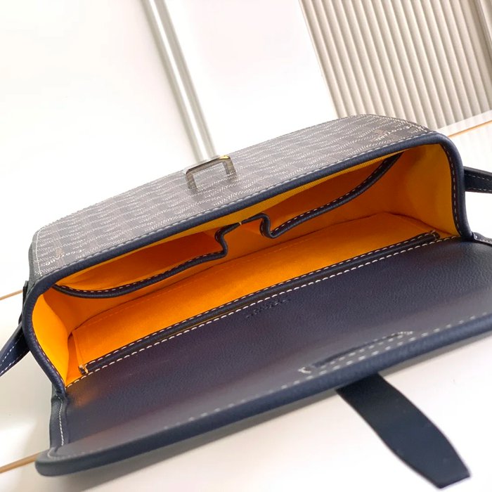 GOYARD 9202 ブルー、ネイビー 斜め掛けバッグ、ハンドバッグ 小 22x16cm サイズ:22x16cm