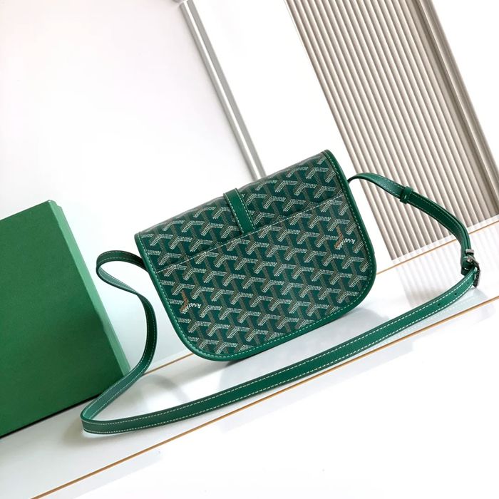 GOYARD 9202 グリーン 斜め掛けバッグ、ハンドバッグ 小 22x16cm サイズ:22x16cm