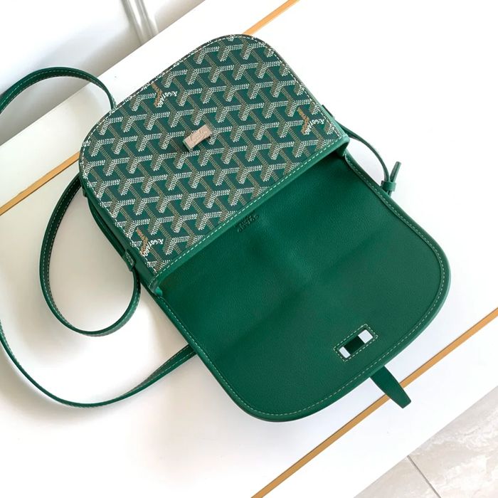 GOYARD 9202 グリーン 斜め掛けバッグ、ハンドバッグ 小 22x16cm サイズ:22x16cm