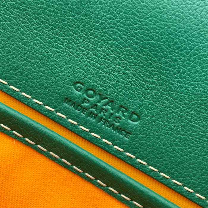 GOYARD 9202 グリーン 斜め掛けバッグ、ハンドバッグ 小 22x16cm サイズ:22x16cm