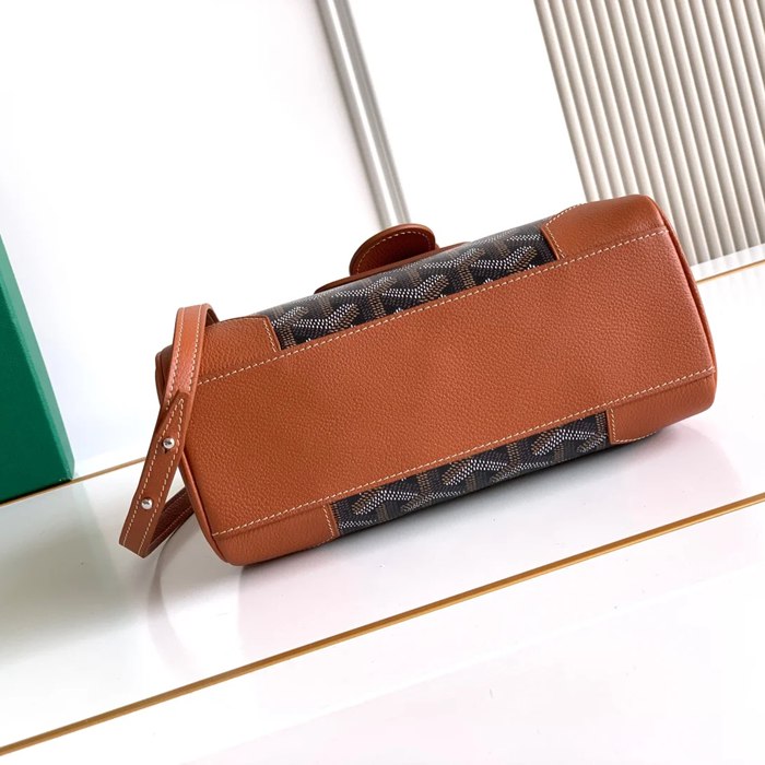GOYARD 8202 レザー 斜め掛けバッグ、ミニバッグ、ハンドバッグ サイゴン、ミニ 20x14.5cm サイズ:20x14.5cm