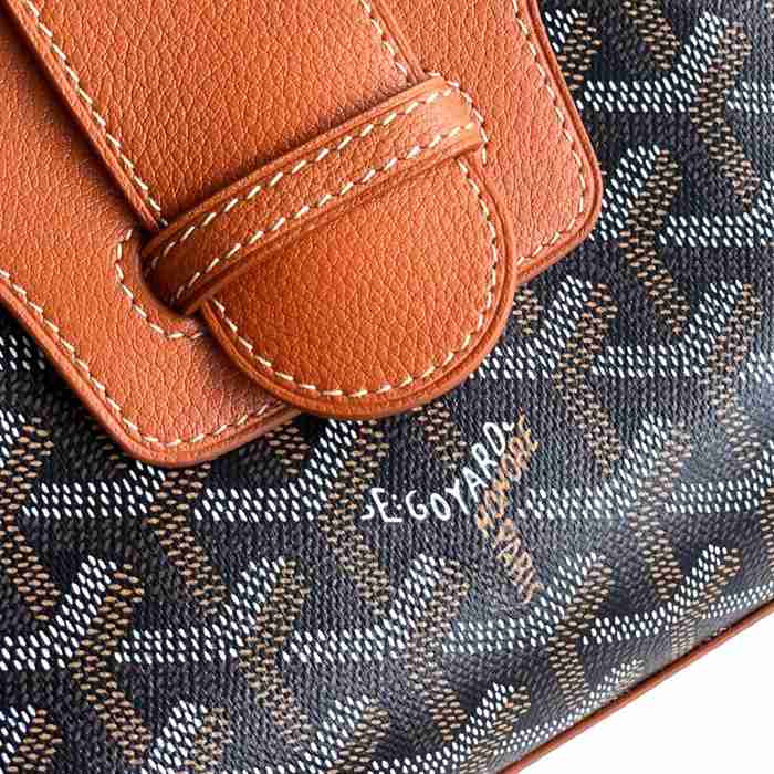 GOYARD 8202 レザー 斜め掛けバッグ、ミニバッグ、ハンドバッグ サイゴン、ミニ 20x14.5cm サイズ:20x14.5cm