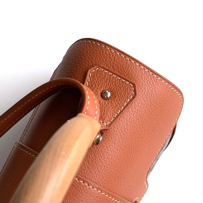 GOYARD 8202 レザー 斜め掛けバッグ、ミニバッグ、ハンドバッグ サイゴン、ミニ 20x14.5cm サイズ:20x14.5cm