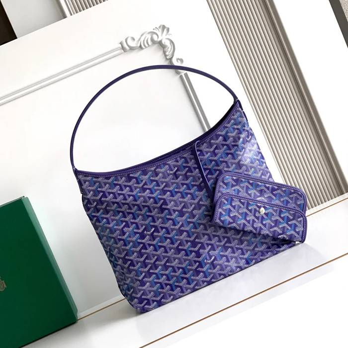GOYARD 5502 レザー ショルダーバッグ、流浪バッグ、ハンドバッグ レザー、小 サイズ:42x27x15cm