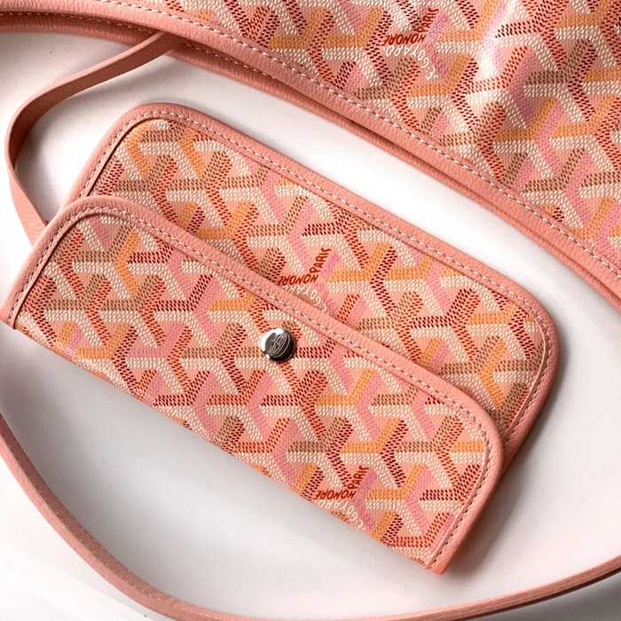 GOYARD 5502 レザー ショルダーバッグ、流浪バッグ、ハンドバッグ レザー、小 サイズ:42x27x15cm