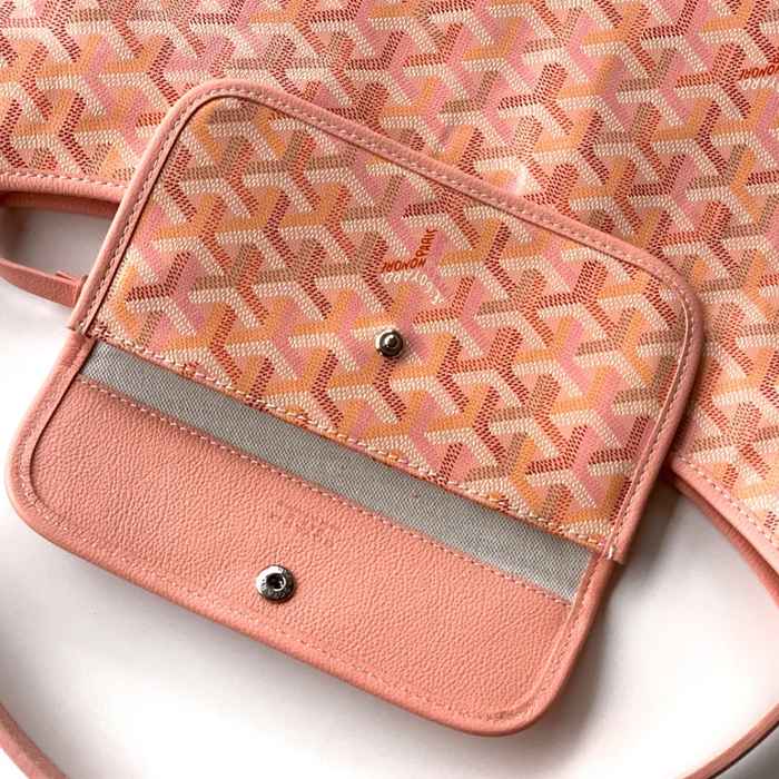 GOYARD 5502 レザー ショルダーバッグ、流浪バッグ、ハンドバッグ レザー、小 サイズ:42x27x15cm