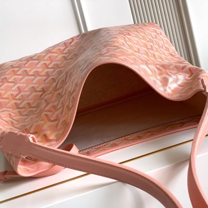 GOYARD 5502 レザー ショルダーバッグ、流浪バッグ、ハンドバッグ レザー、小 サイズ:42x27x15cm