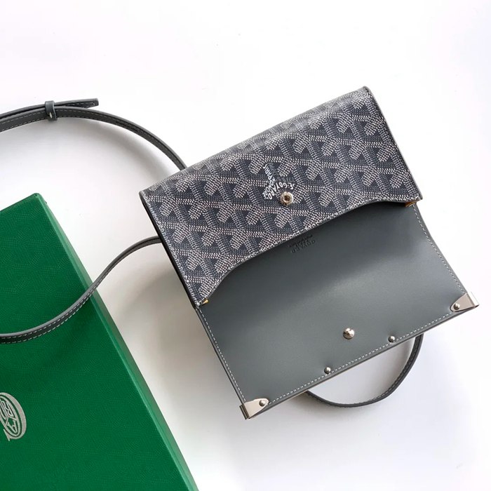GOYARD 6112 レザー 斜め掛けバッグ、ハンドバッグ、木製バッグ モンテカルロ、木製、レザー サイズ:9X3.3X10cm