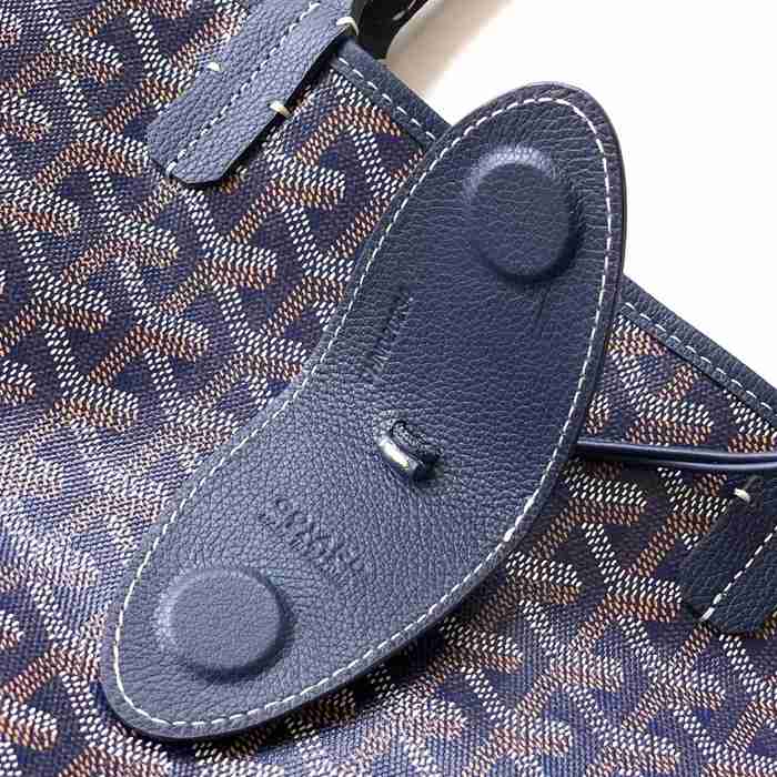 GOYARD S5503 キャンバス、レザー グレー ショルダーバッグ、ミニバッグ、ハンドバッグ キャンバス、レザー、ミニ 20x20x10cm サイズ:20x20x10cm