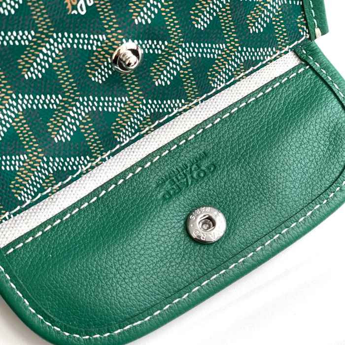 GOYARD S5503 キャンバス、レザー グリーン ショルダーバッグ、ミニバッグ、ハンドバッグ キャンバス、レザー、ミニ 20x20x10cm サイズ:20x20x10cm