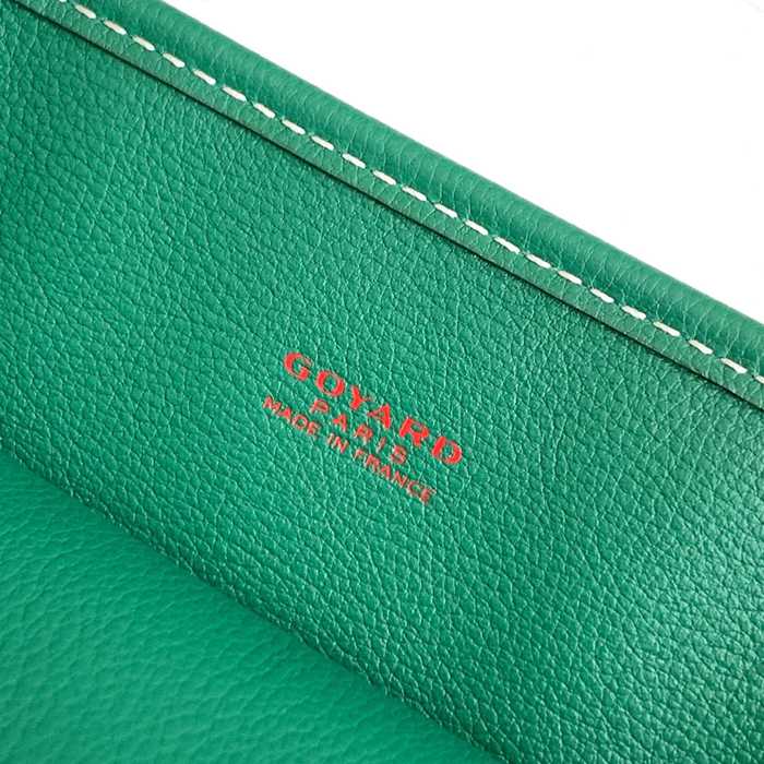 GOYARD S5503 キャンバス、レザー グリーン ショルダーバッグ、ミニバッグ、ハンドバッグ キャンバス、レザー、ミニ 20x20x10cm サイズ:20x20x10cm