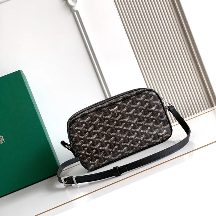 GOYARD 8304 ブラック 斜め掛けバッグ、ハンドバッグ、ハンドバッグ クラシック 22x13x6.5cm サイズ:22x13x6.5cm