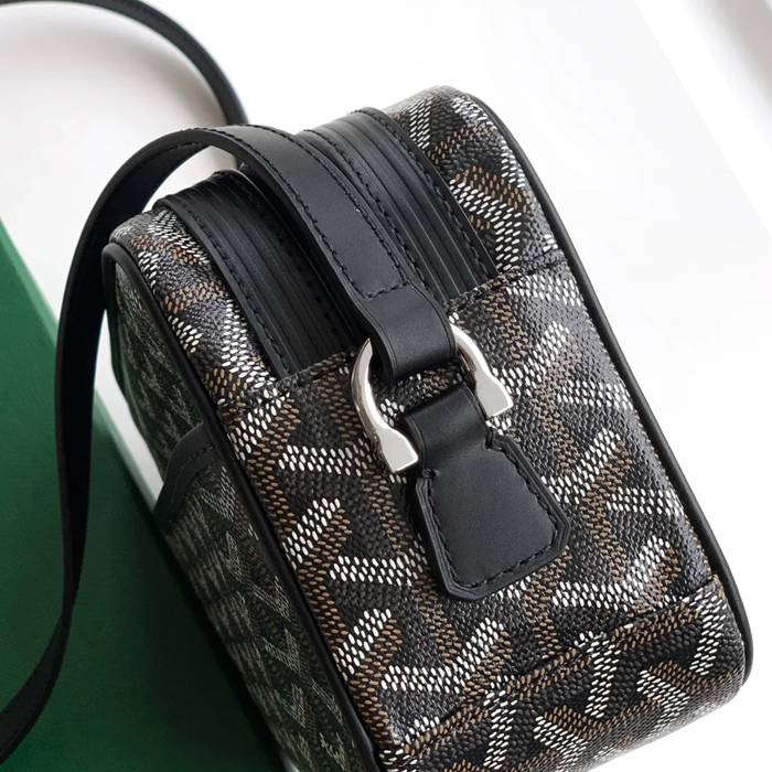 GOYARD 8304 ブラック 斜め掛けバッグ、ハンドバッグ、ハンドバッグ クラシック 22x13x6.5cm サイズ:22x13x6.5cm