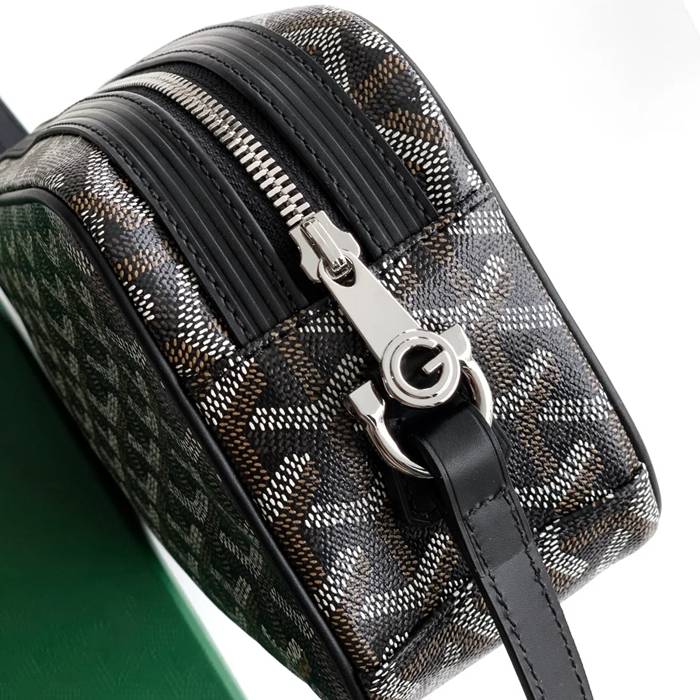 GOYARD 8304 ブラック 斜め掛けバッグ、ハンドバッグ、ハンドバッグ クラシック 22x13x6.5cm サイズ:22x13x6.5cm